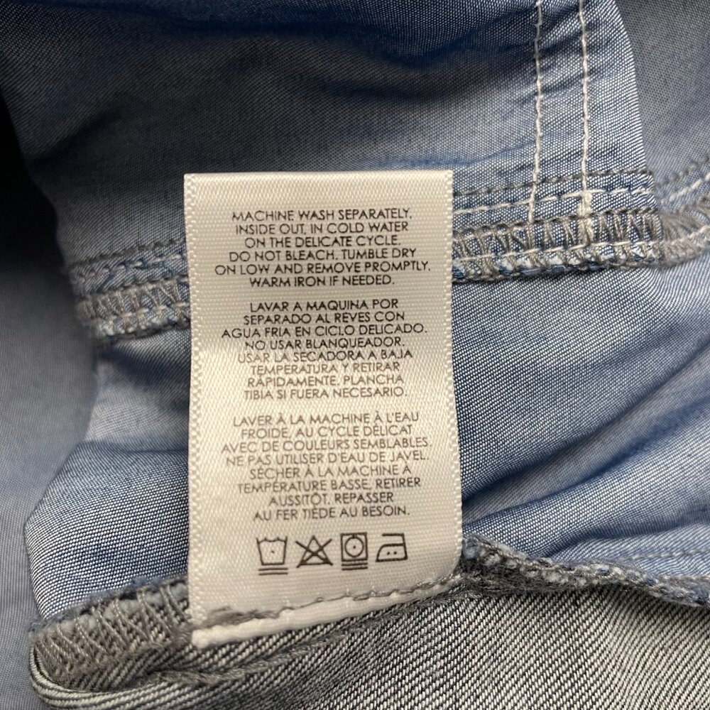 Cabi blue denim color block jacket - Picture 7 of 7